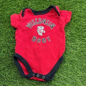 Infant Gen2 Collegiate Bodysuit - Wisconsin Baby - Wisconsin Badgers